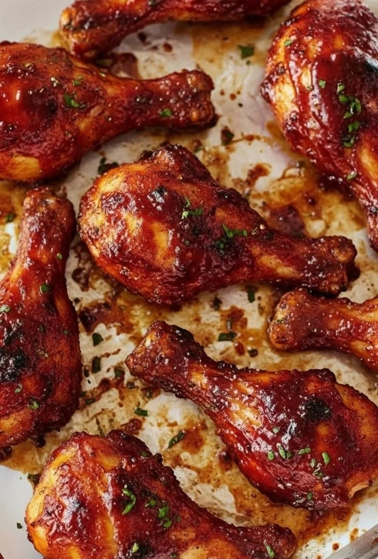 Baked BBQ Chicken Drumsticks