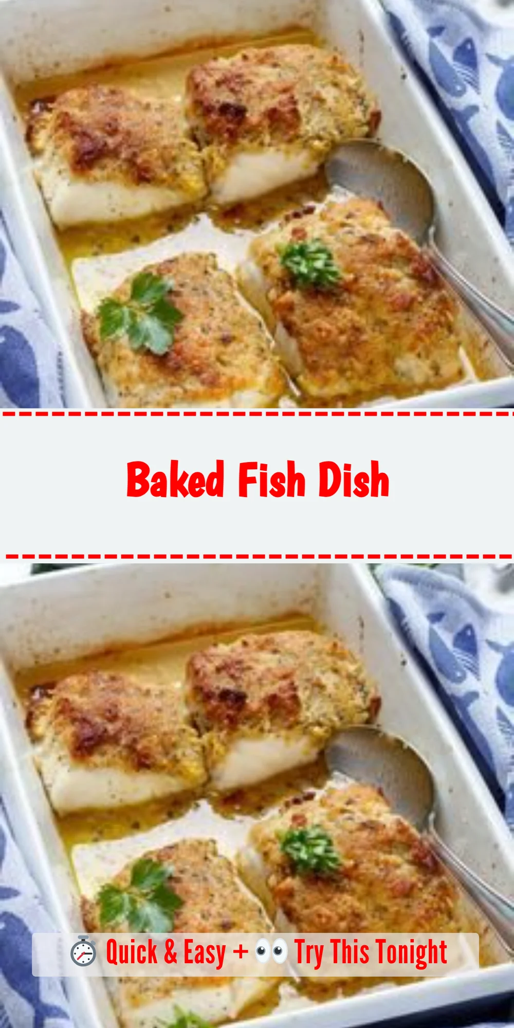 Baked Fish Dish