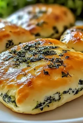 Fresh spinach cottage cheese bagels on a wooden board