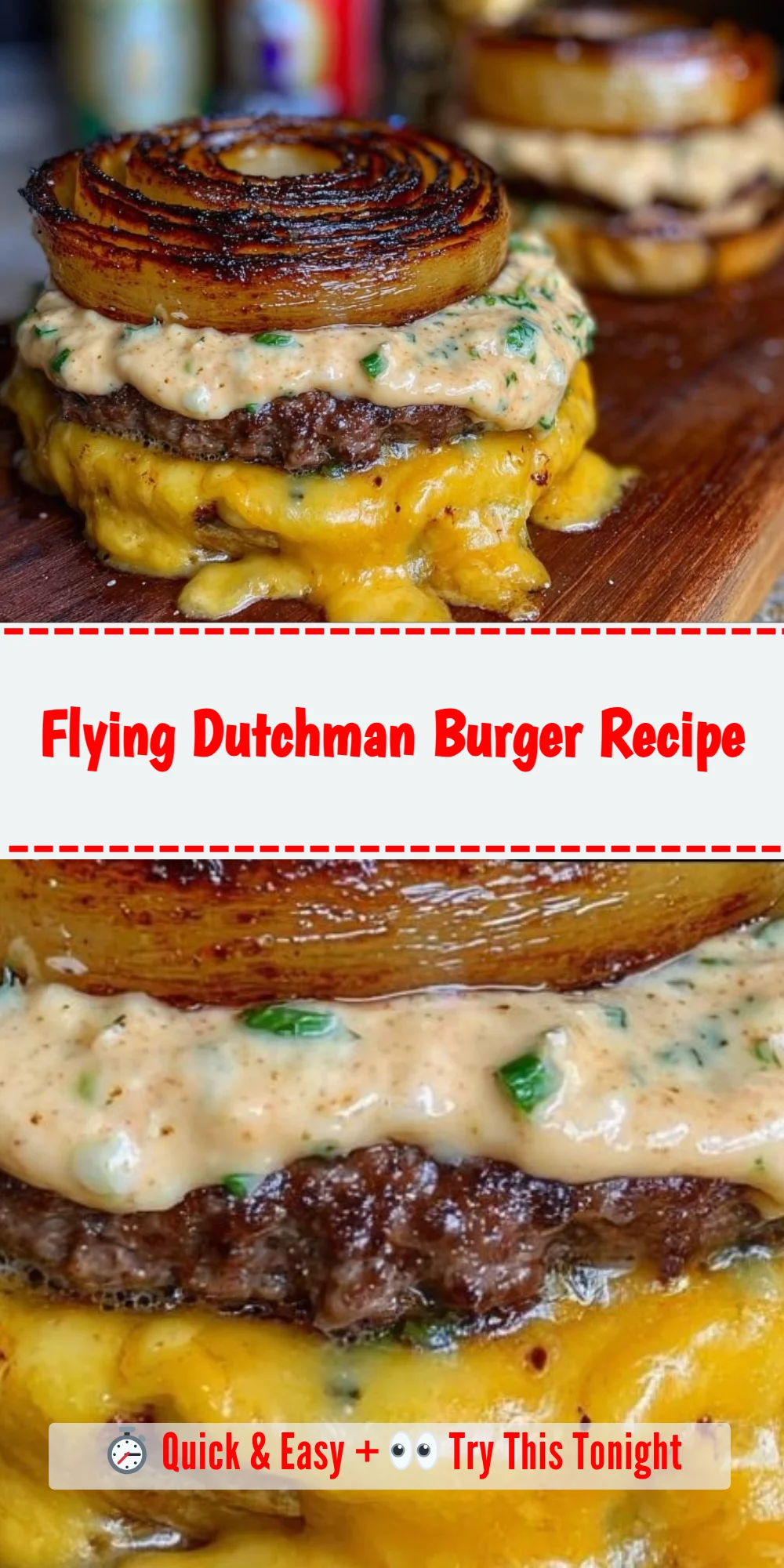 Flying Dutchman Burger Recipe
