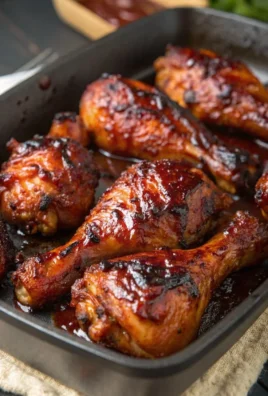 Delicious grilled BBQ chicken on a plate with side dishes and garnishes.