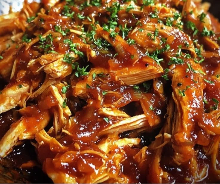 Pulled BBQ Chicken Recipe for Crock Pot