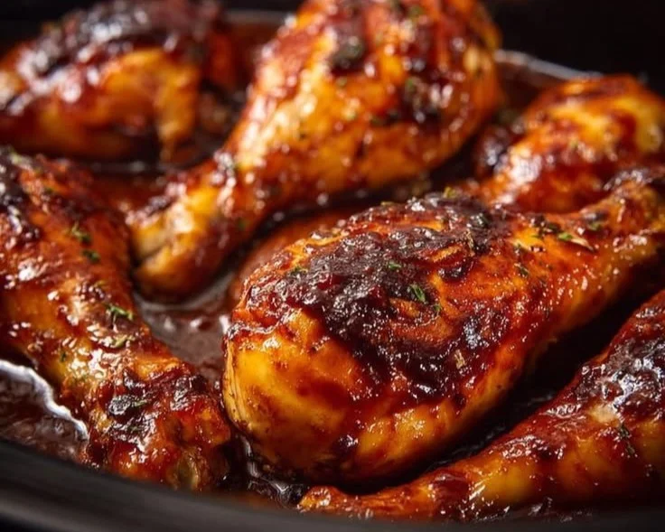 Slow Cooker BBQ Chicken Drumsticks