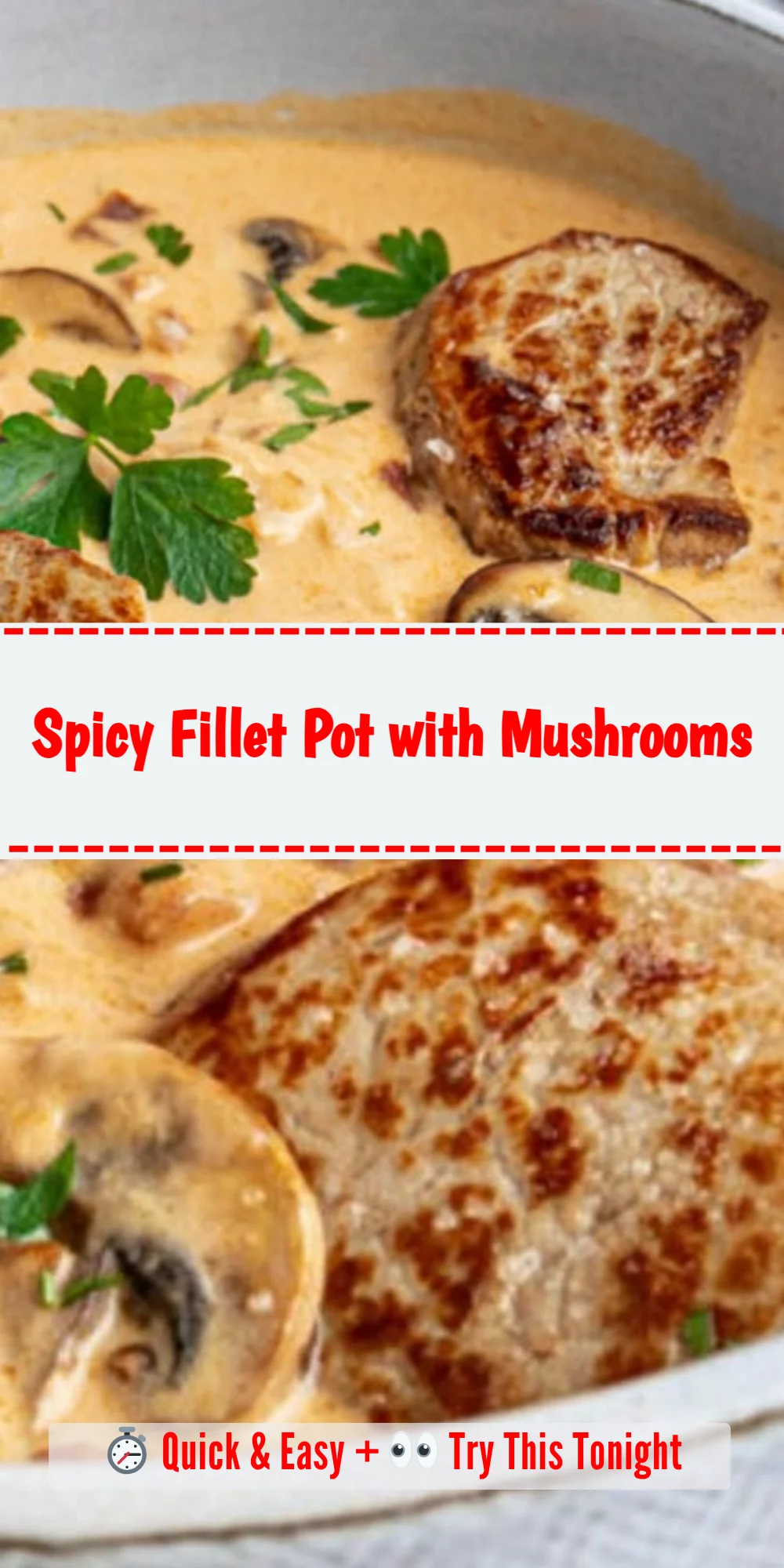 Spicy Fillet Pot with Mushrooms