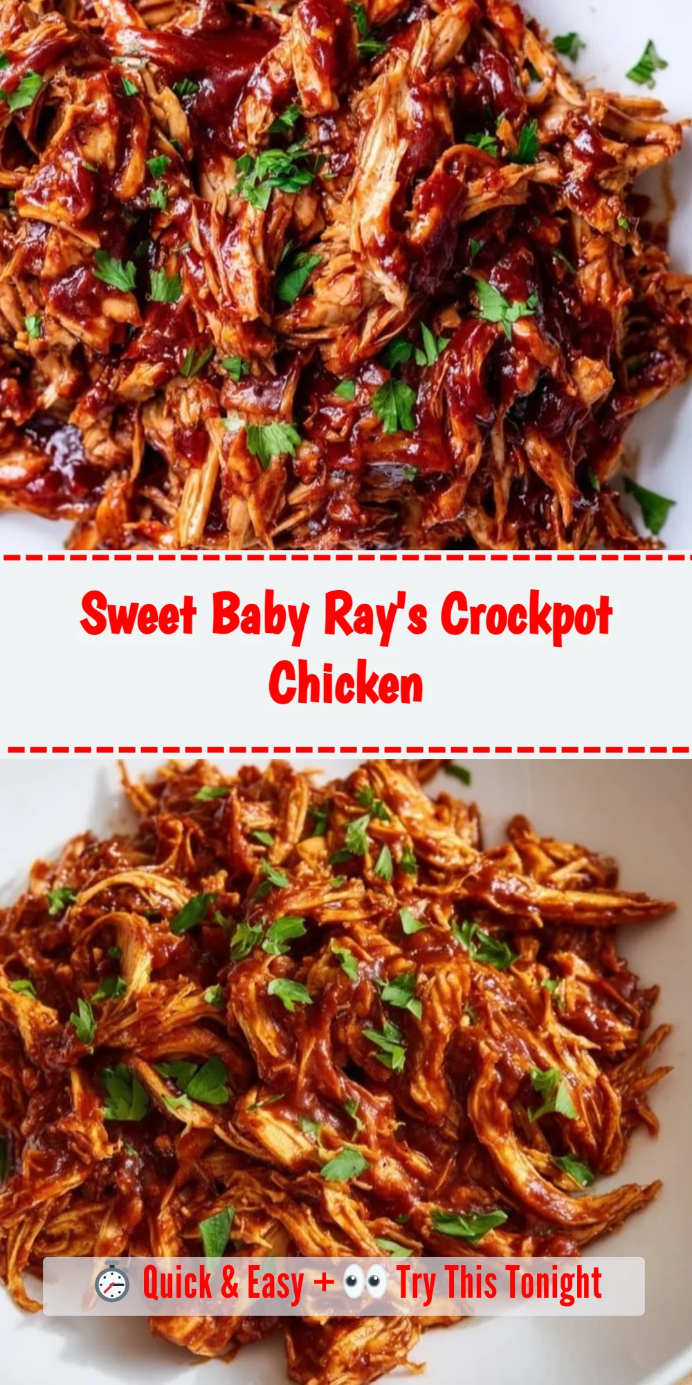 Sweet Baby Ray's Crockpot Chicken