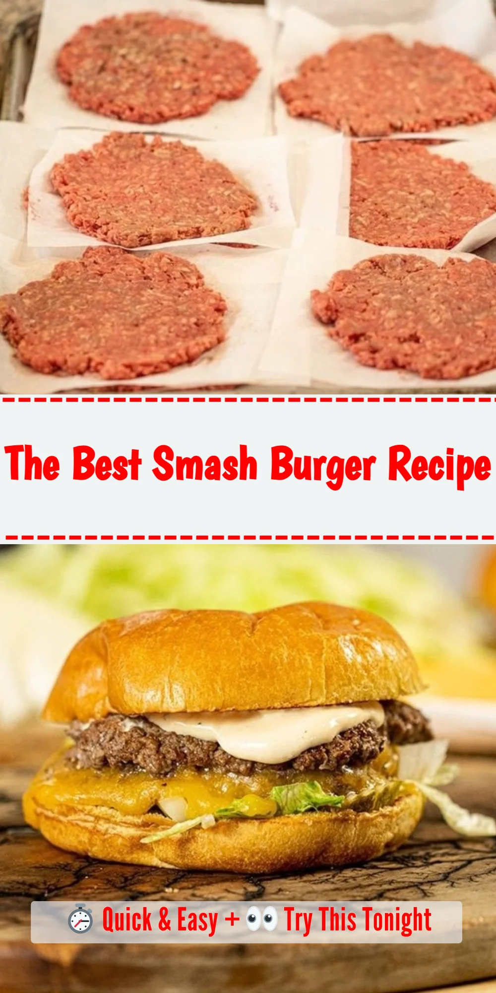 The Best Smash Burger Recipe