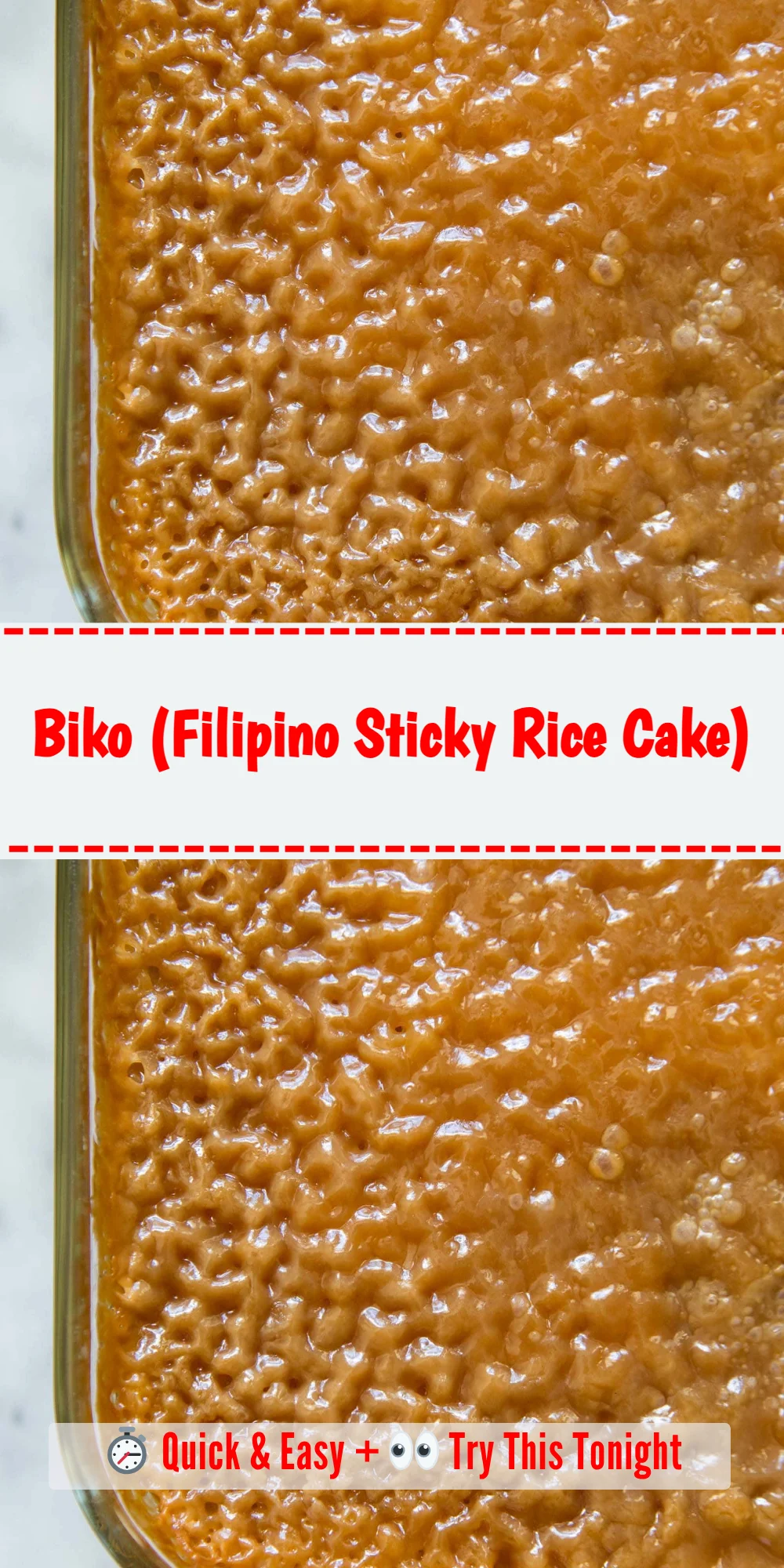 Biko (Filipino Sticky Rice Cake)