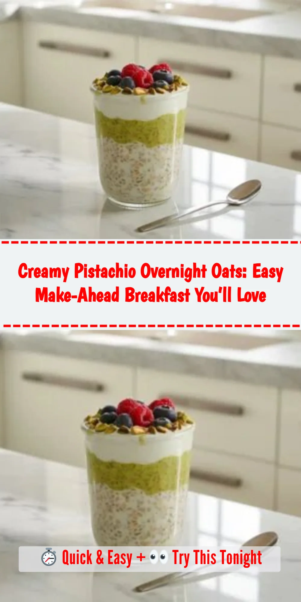 Creamy Pistachio Overnight Oats: Easy Make-Ahead Breakfast You’ll Love