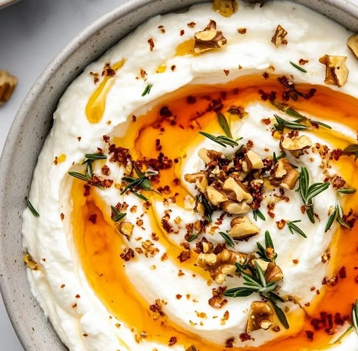 Delicious Ricotta Dip with Hot Honey