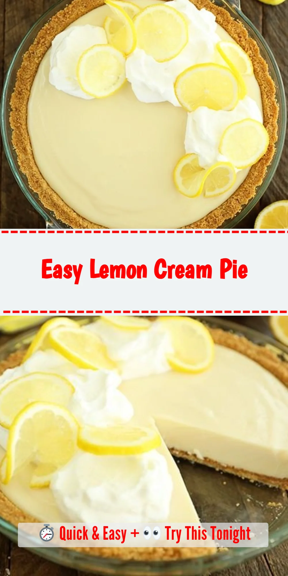 Easy Lemon Cream Pie