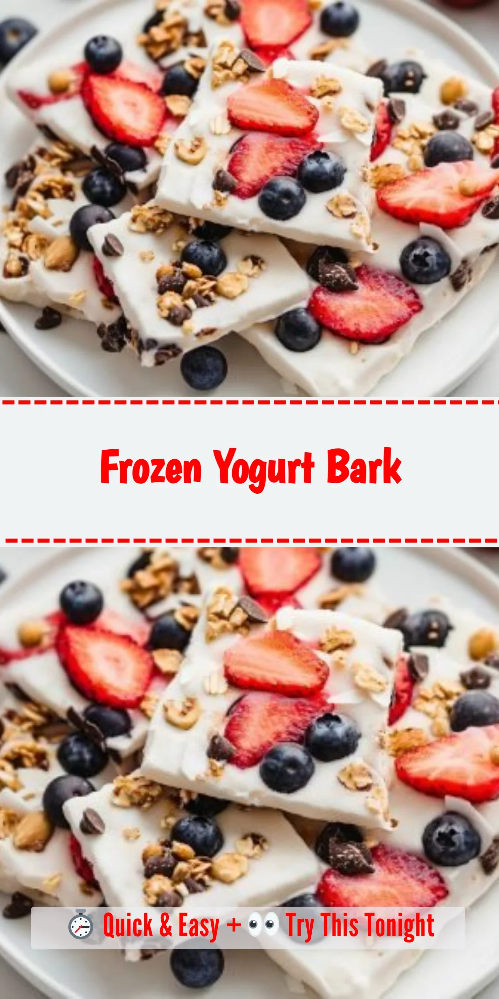 Frozen Yogurt Bark