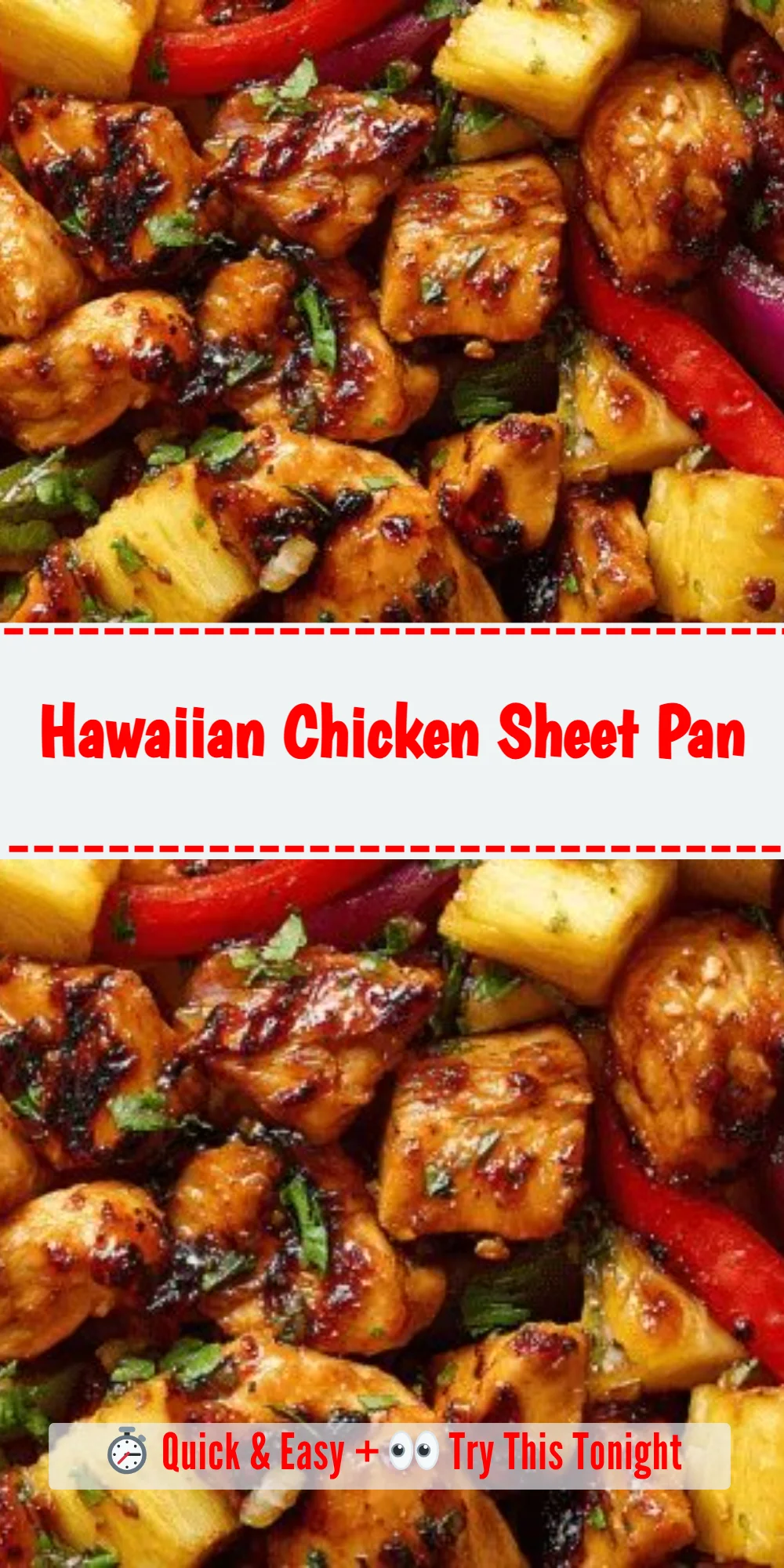 Hawaiian Chicken Sheet Pan