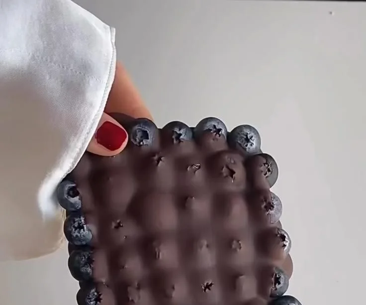 Healthy Chocolate Blueberries