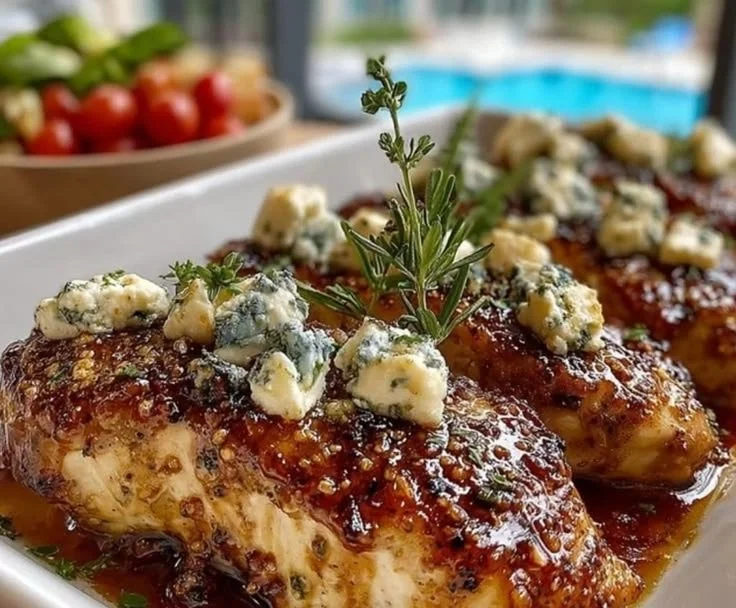 Hot Honey Infused Feta Chicken