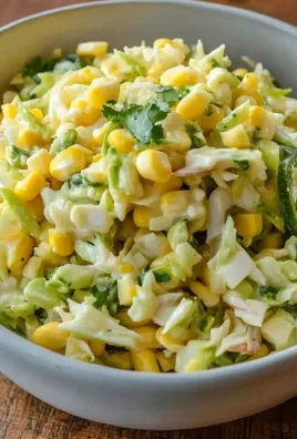 Vibrant bowl of Jalapeño Corn Coleslaw with fresh ingredients
