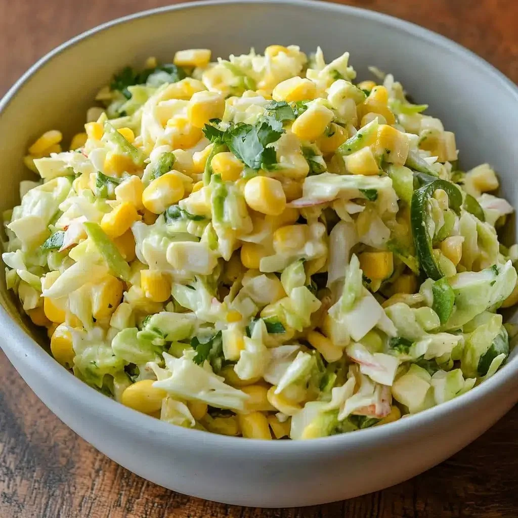 Jalapeño Corn Coleslaw: Bold and Flavorful