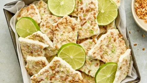 Key Lime Pie Yogurt Bark Recipe