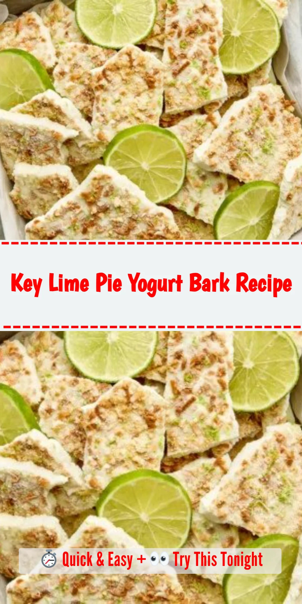 Key Lime Pie Yogurt Bark Recipe