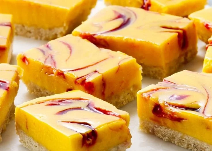 Mango Curd Bars