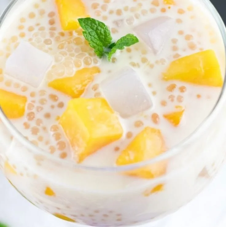 Mango Sago with Coconut Jelly