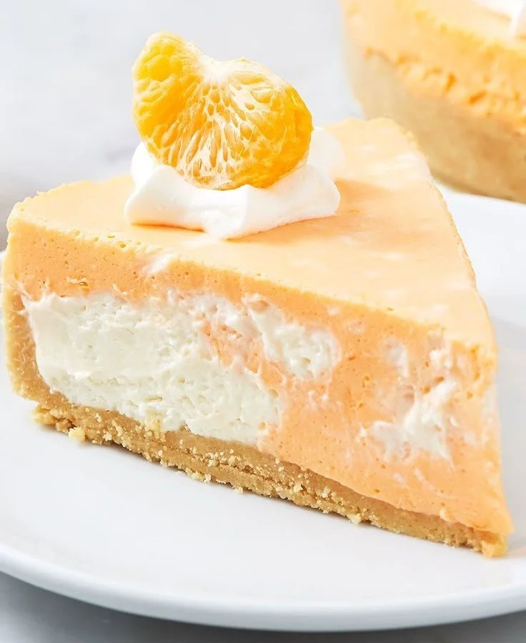 No-Bake Creamsicle Cheesecake