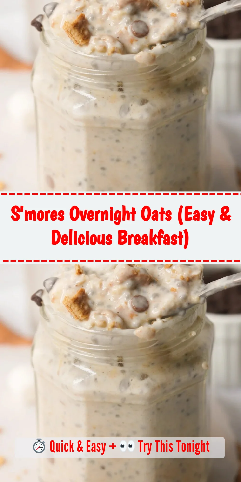 S'mores Overnight Oats (Easy & Delicious Breakfast)