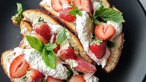 Strawberry Tea Sandwiches