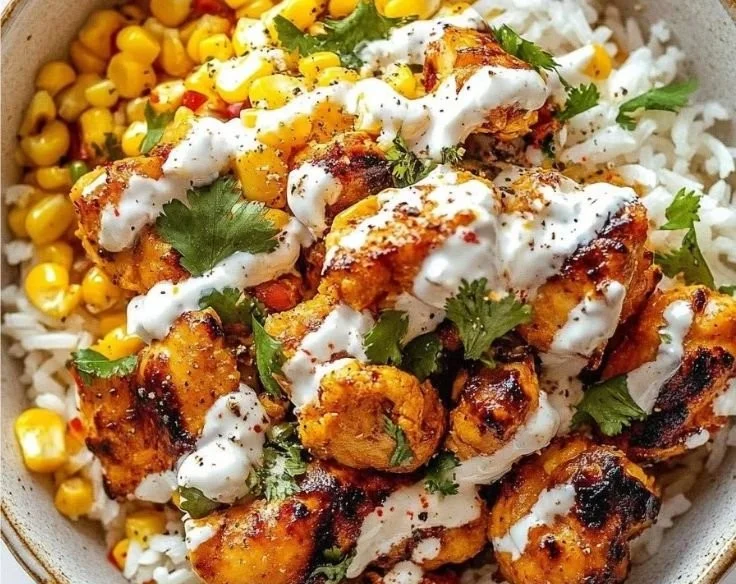 Street Corn Chicken Bowl
