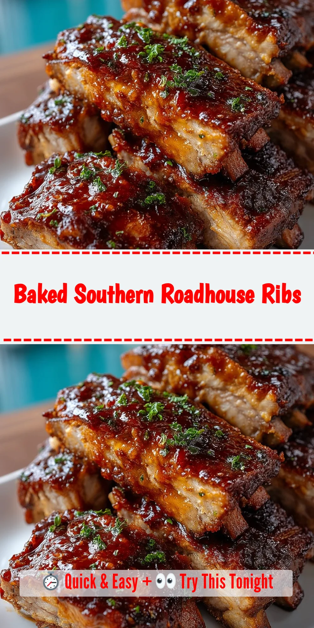 Baked Southern Roadhouse Ribs