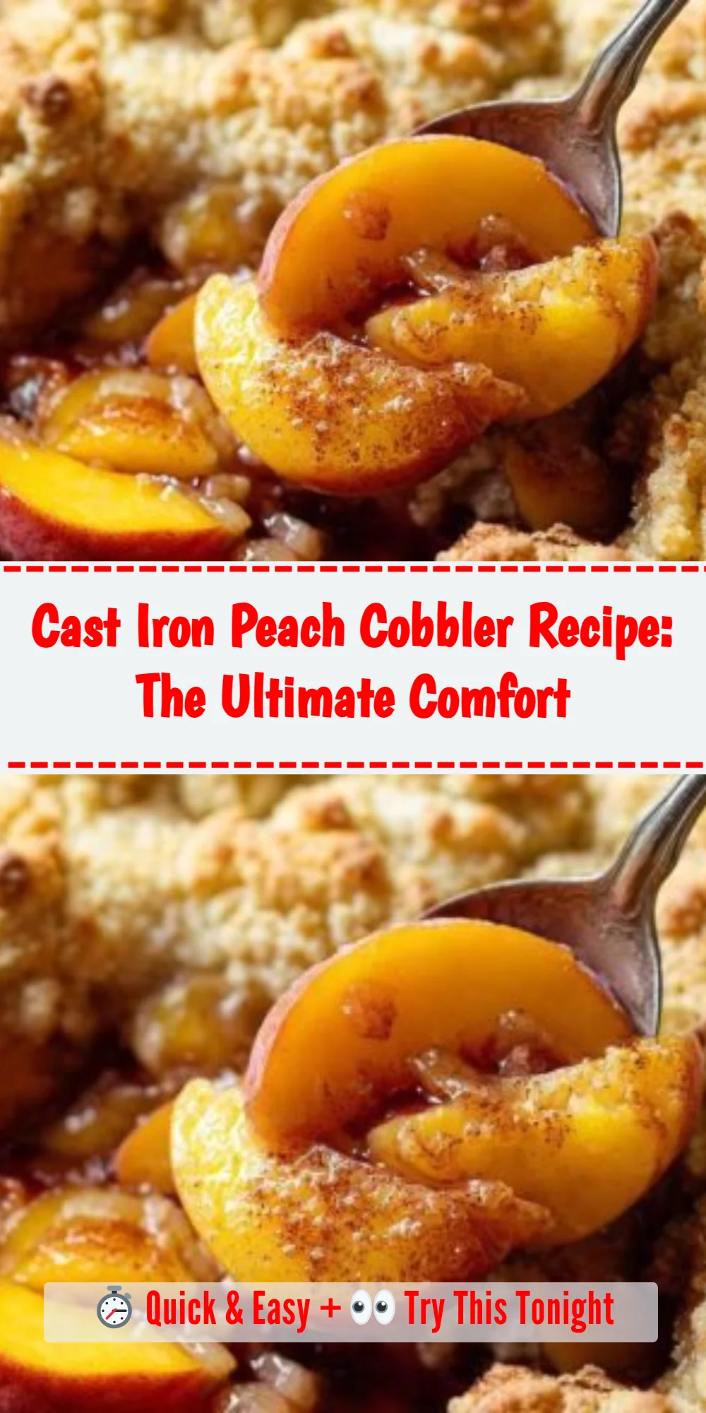 Cast Iron Peach Cobbler Recipe: The Ultimate Comfort