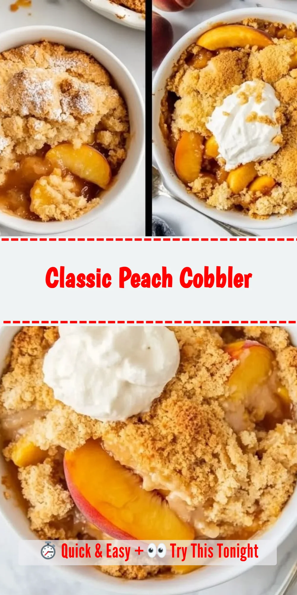 Classic Peach Cobbler