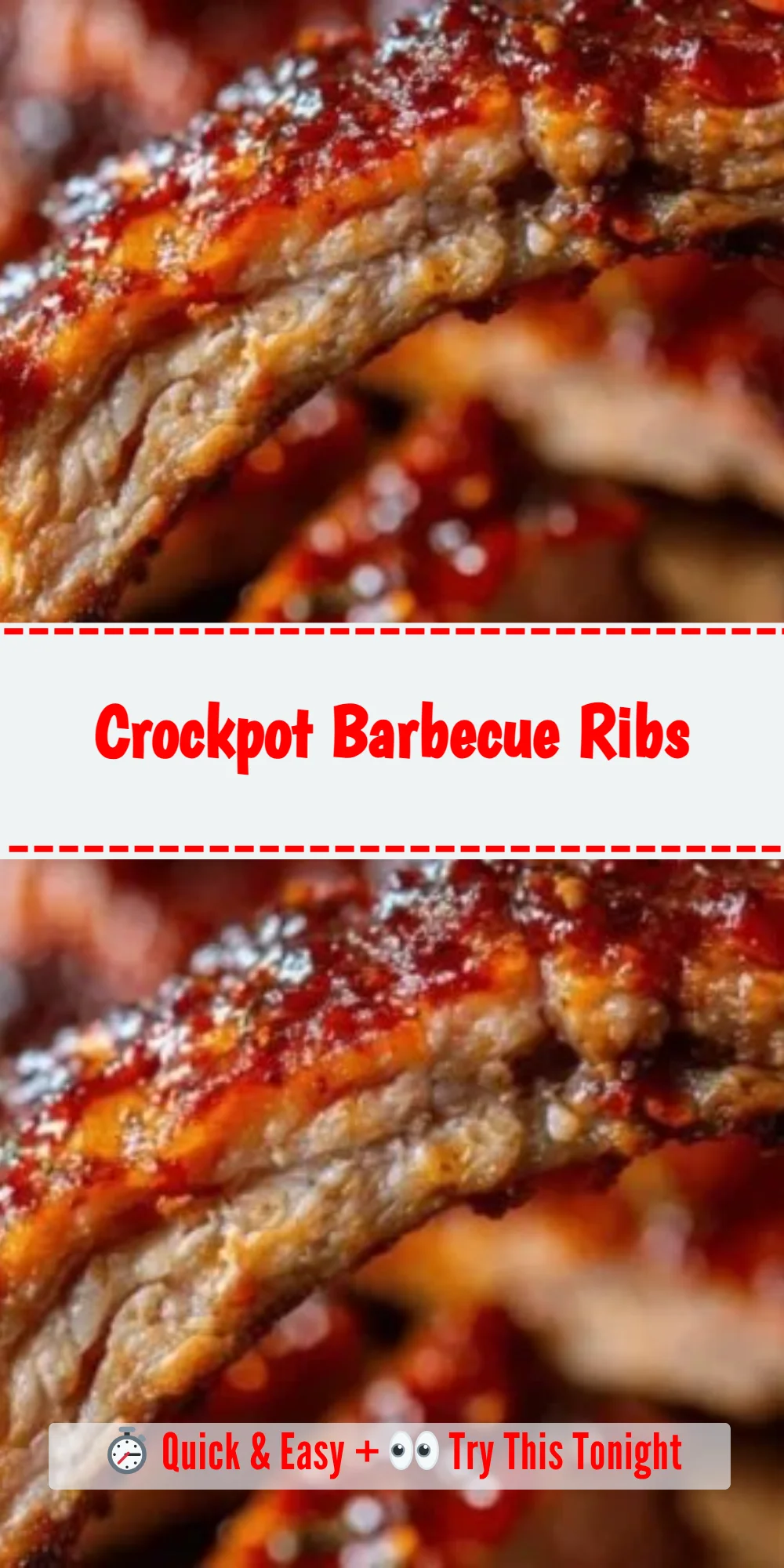 Crockpot Barbecue Ribs