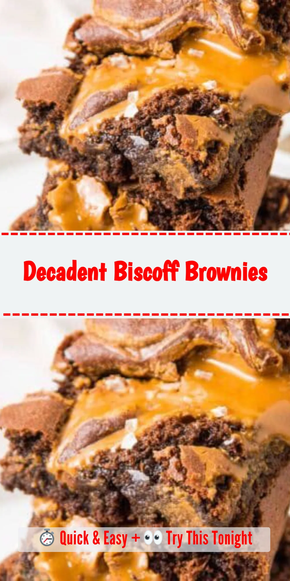 Decadent Biscoff Brownies