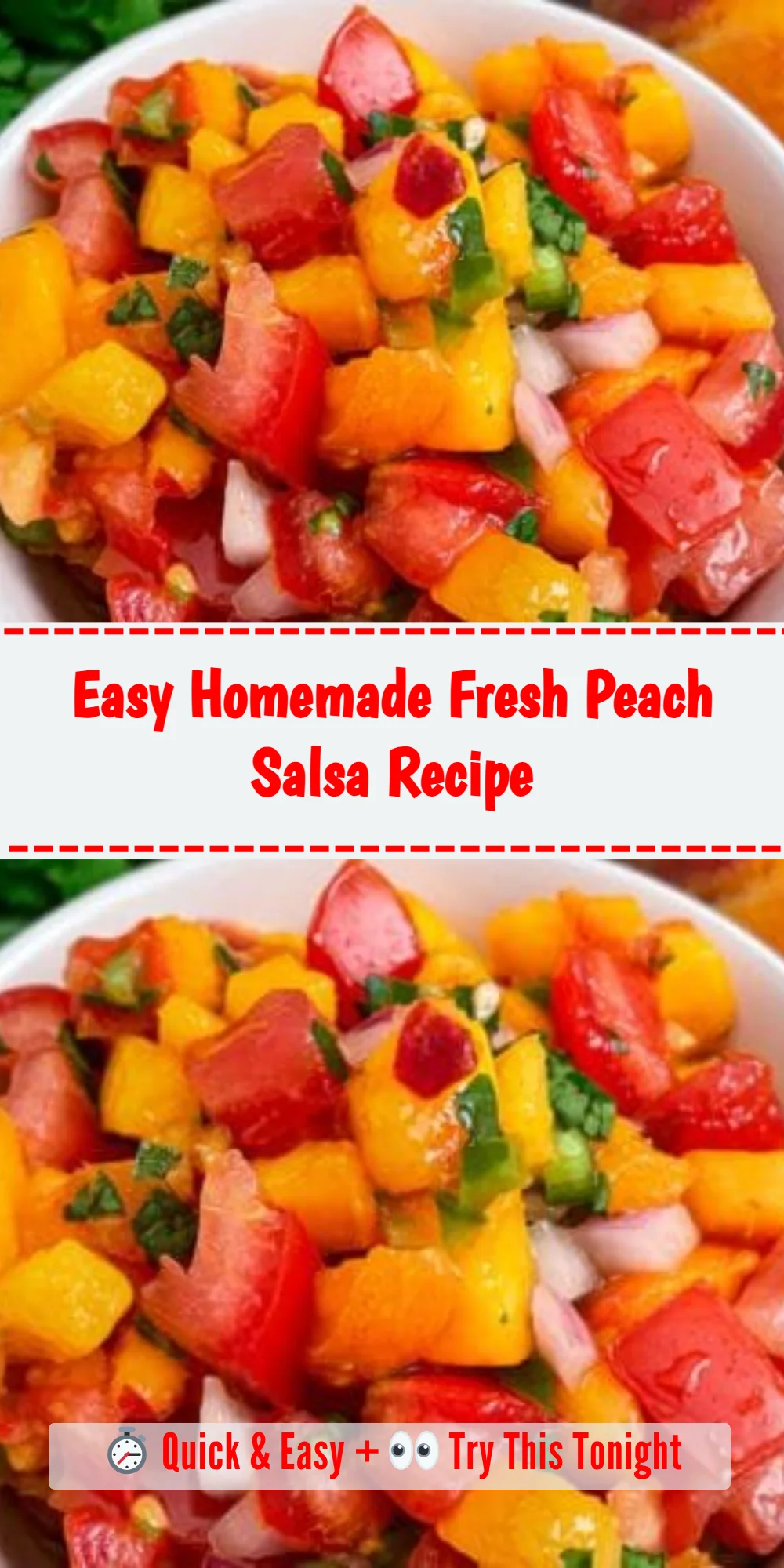 Easy Homemade Fresh Peach Salsa Recipe