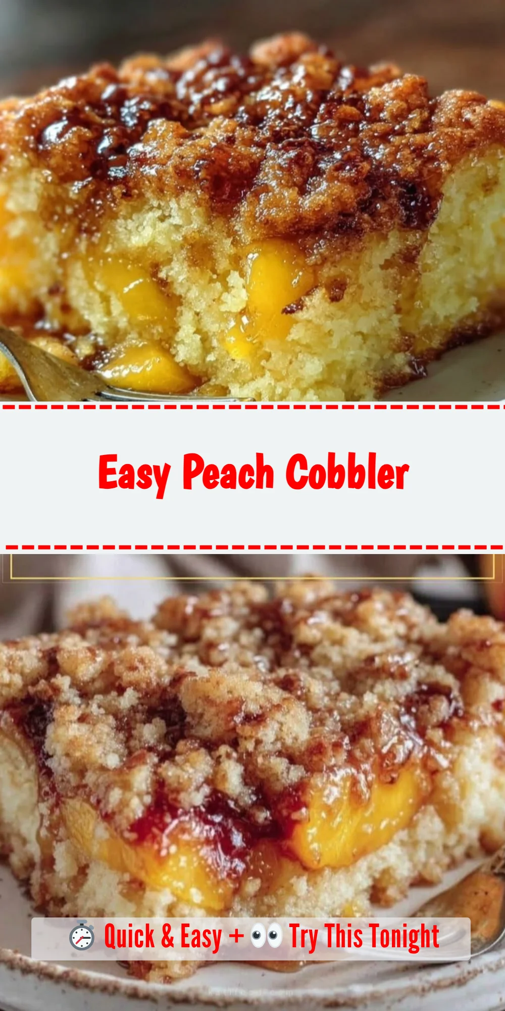 Easy Peach Cobbler