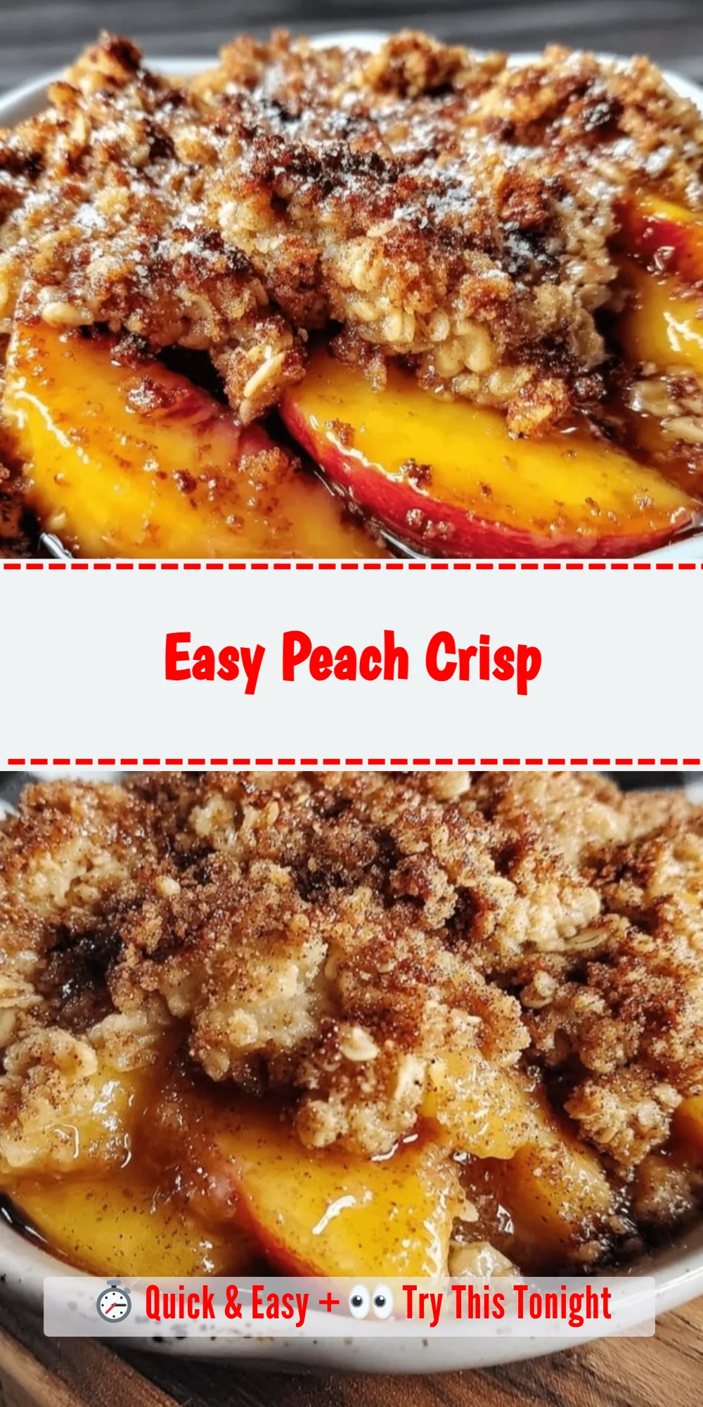 Easy Peach Crisp