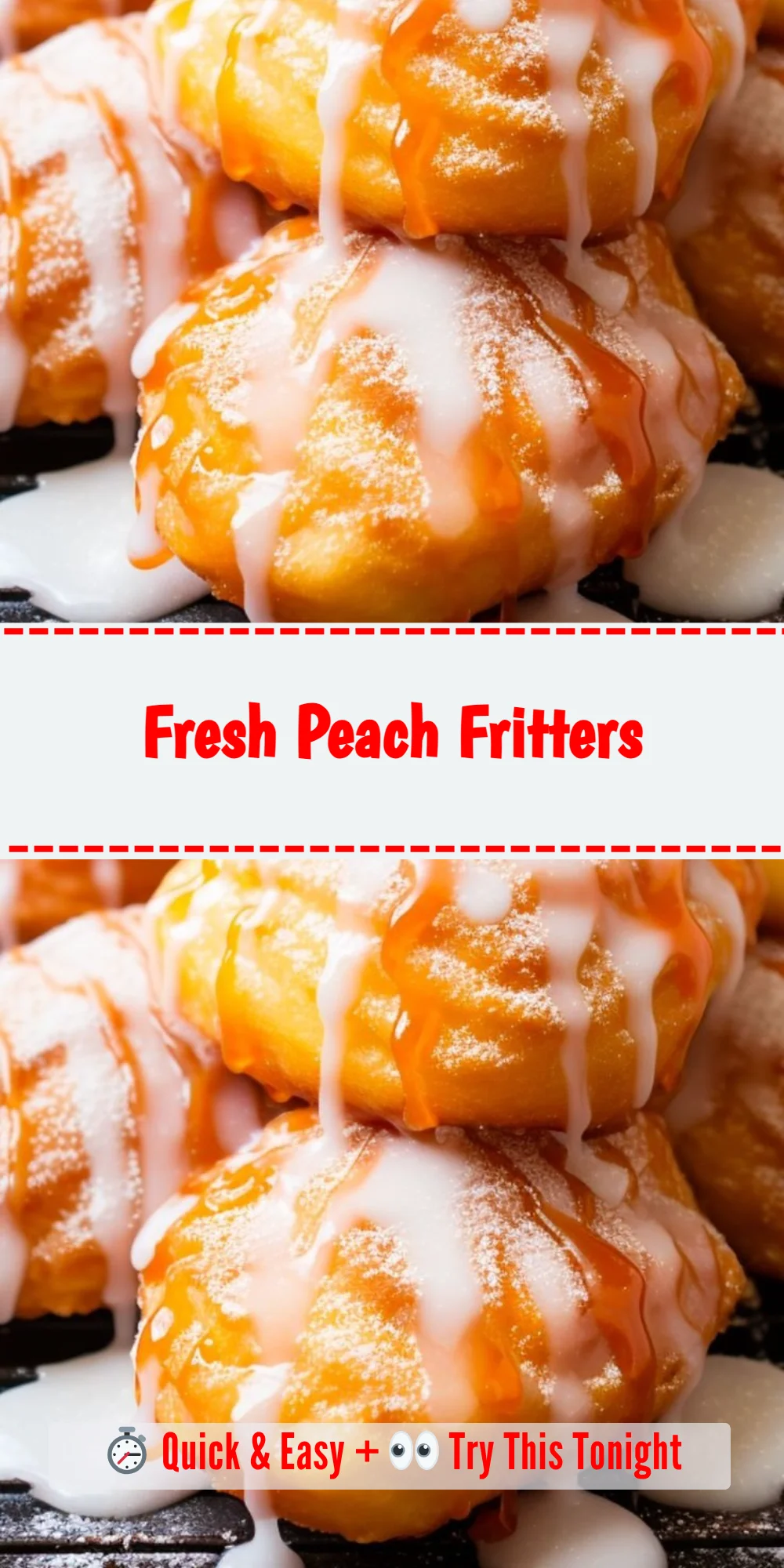 Fresh Peach Fritters