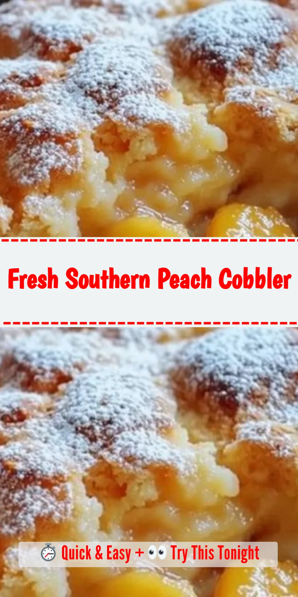 Fresh Southern Peach Cobbler