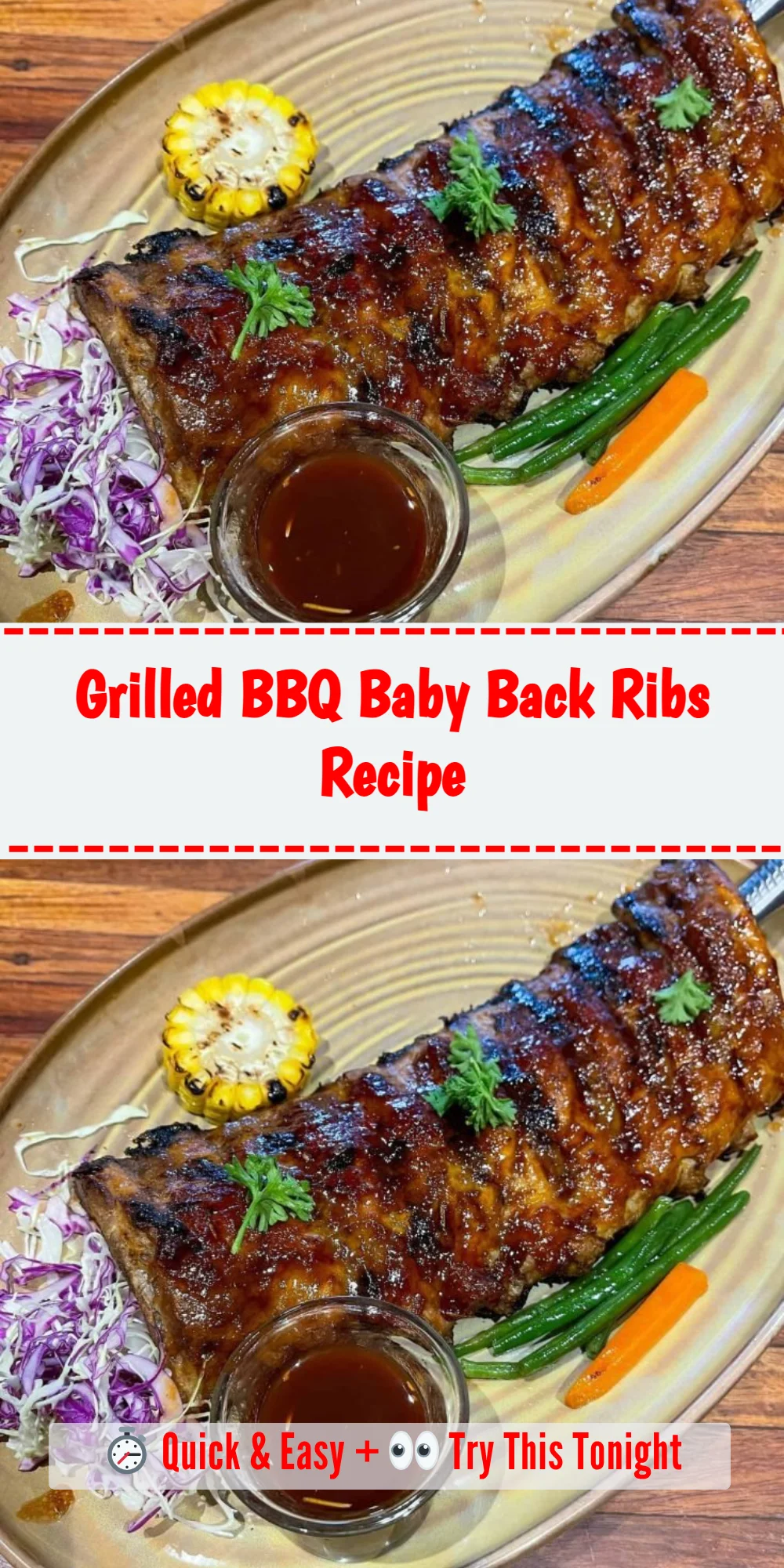 Grilled BBQ Baby Back Ribs Recipe