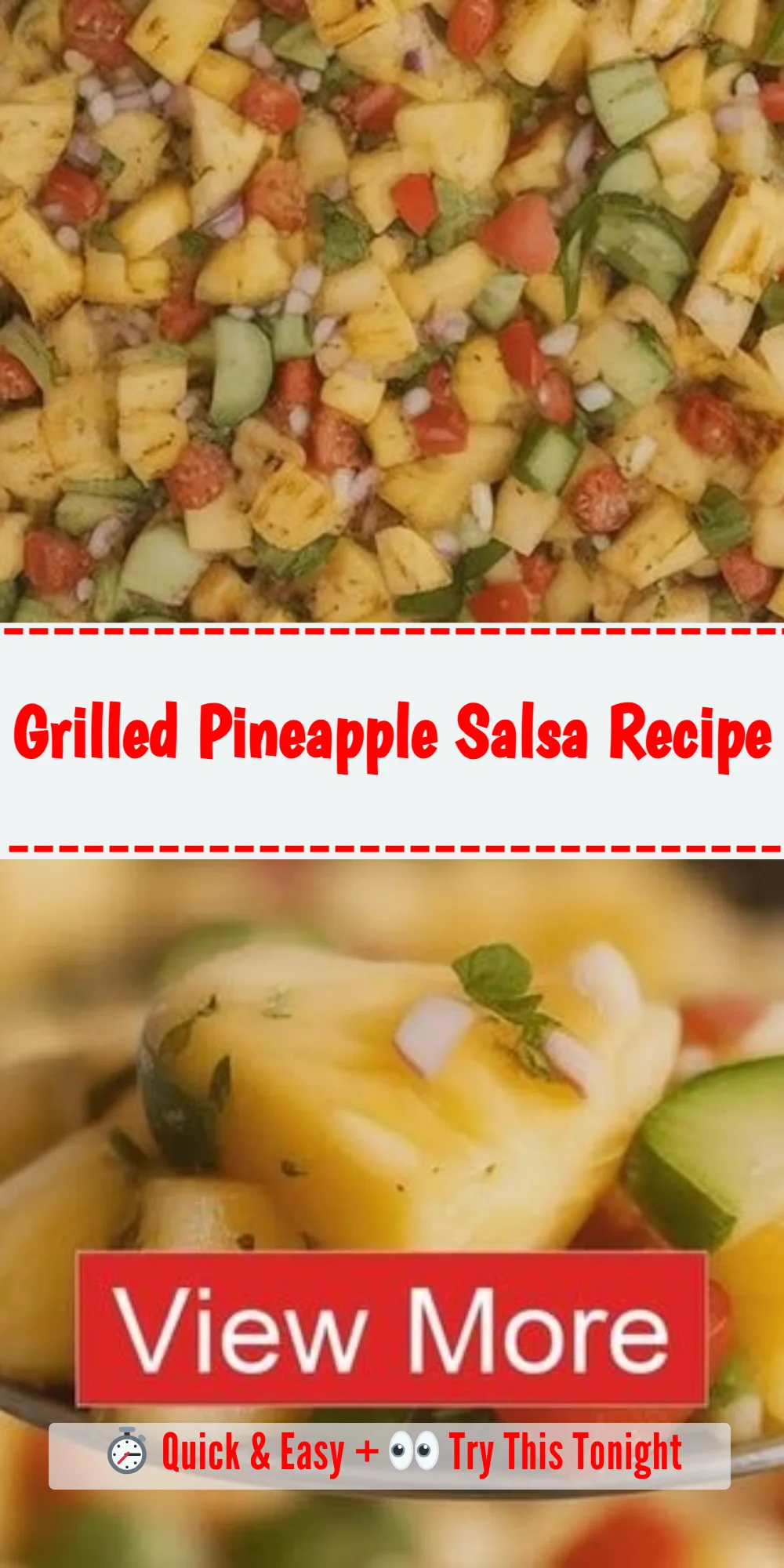 Grilled Pineapple Salsa Recipe