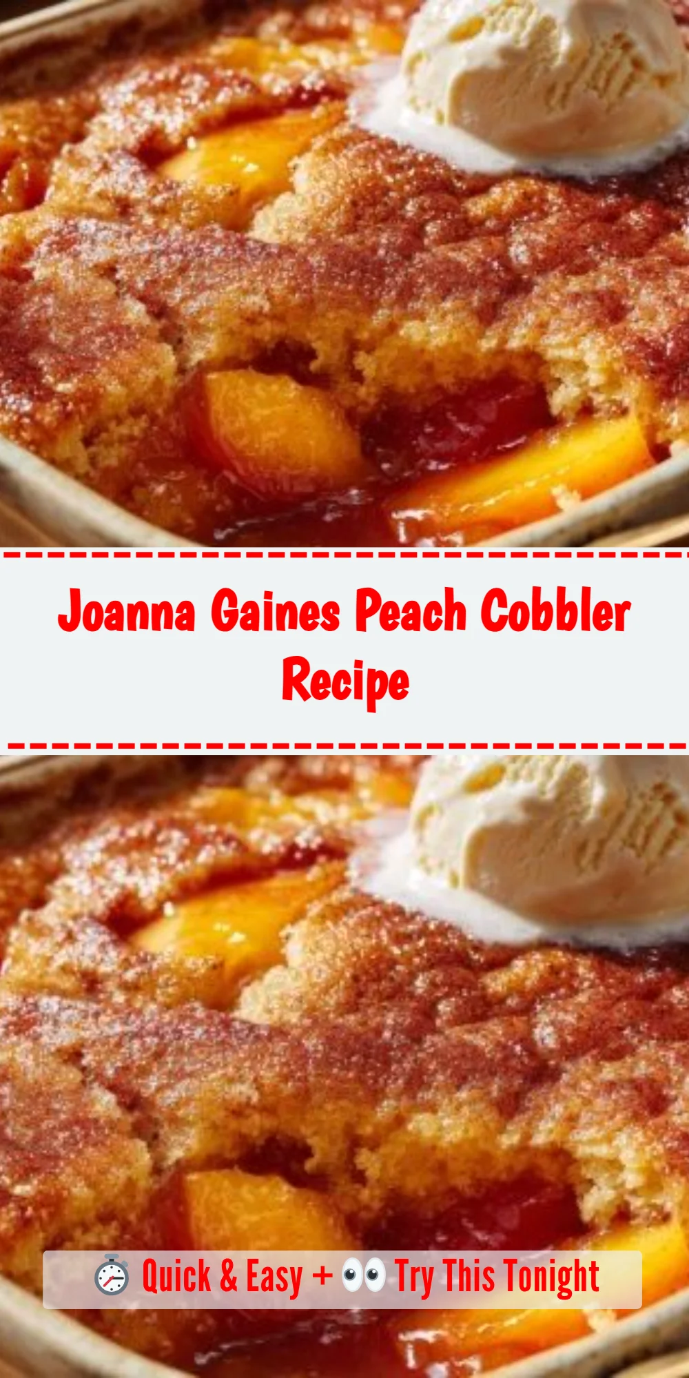Joanna Gaines Peach Cobbler Recipe