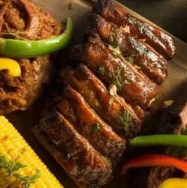 Juicy BBQ chicken grilling on the barbecue for a smoky flavor