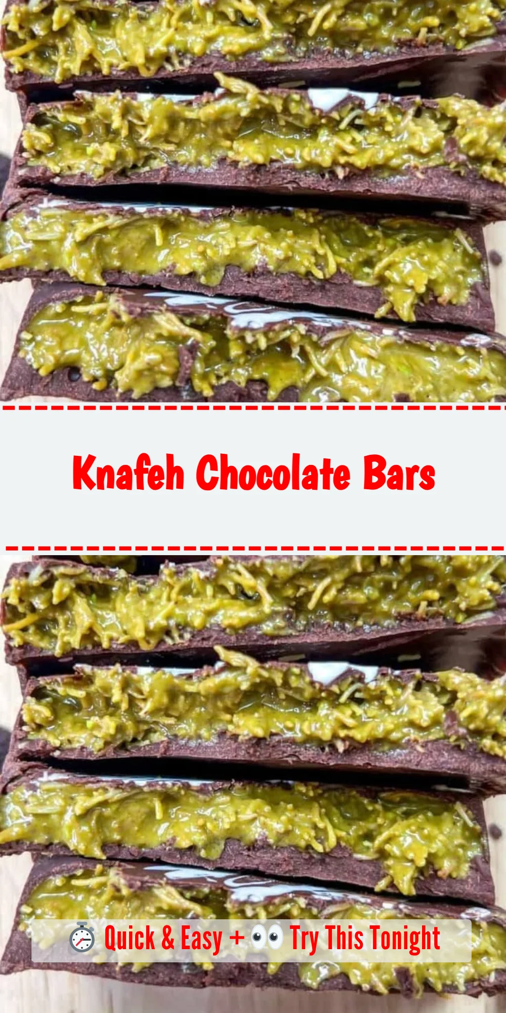 Knafeh Chocolate Bars