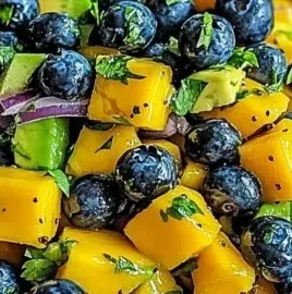 Mango and Avocado Salad - a colorful and refreshing summer dish