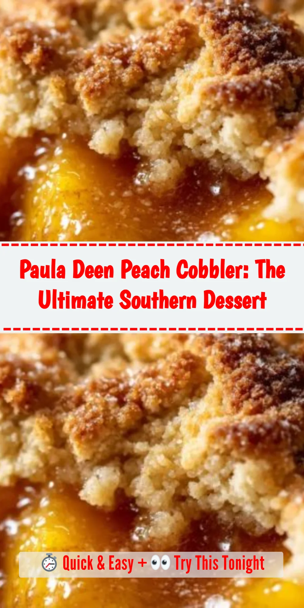 Paula Deen Peach Cobbler: The Ultimate Southern Dessert