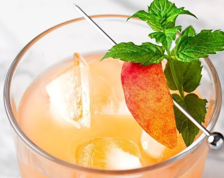 Peach on the Beach Cocktail