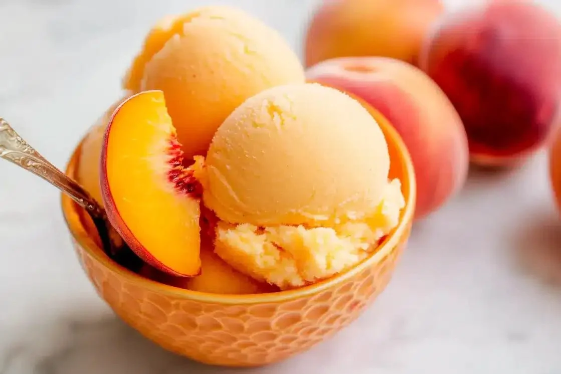 Perfect Peach Sorbet