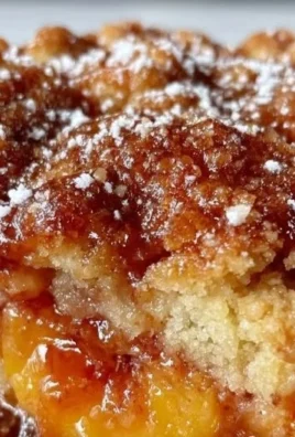 Delicious Southern peach cobbler with juicy peaches and crispy crust