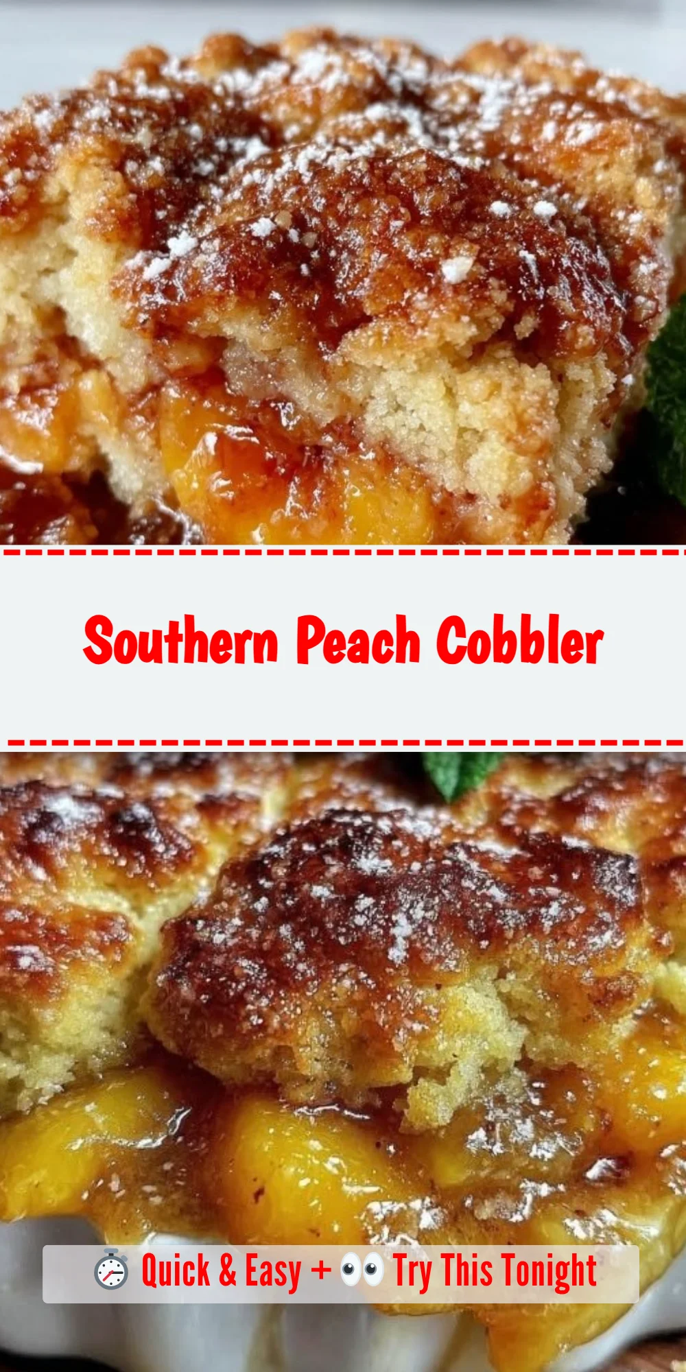 Southern Peach Cobbler