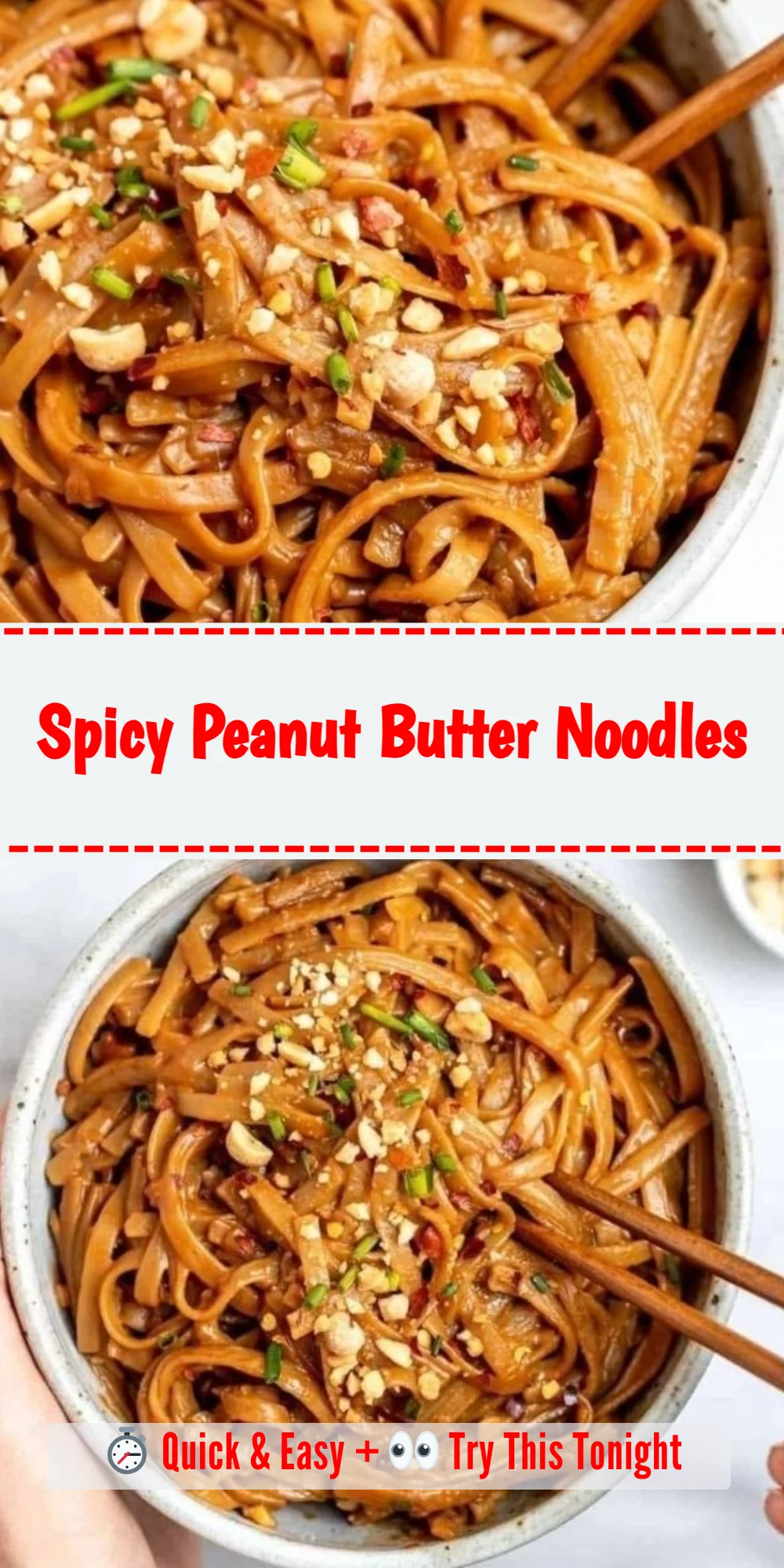 Spicy Peanut Butter Noodles